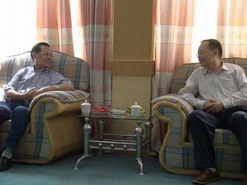 陳忠杰會見北京朗瑪文化傳播事業(yè)有限公司代表