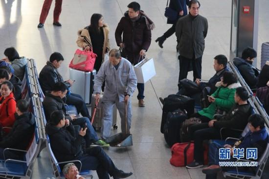 這個春節，他的工作要每天“走”一個馬拉松