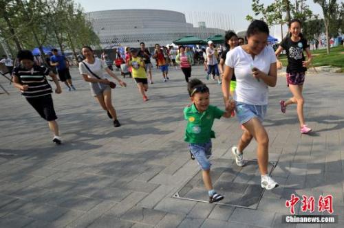 "資料圖：健身的市民。