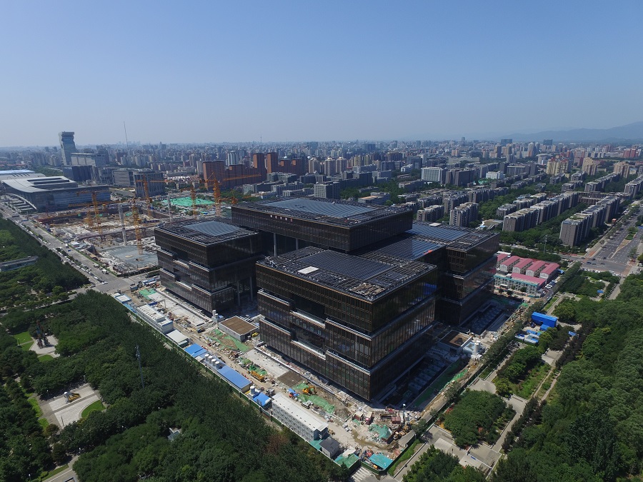 亞投行總部大樓竣工儀式今日在京舉行