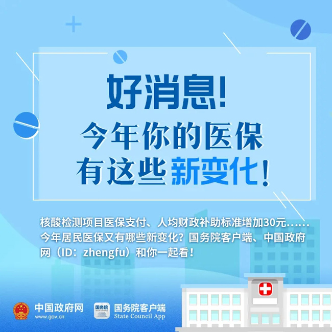好消息！今年你的醫(yī)保有這些新變化！