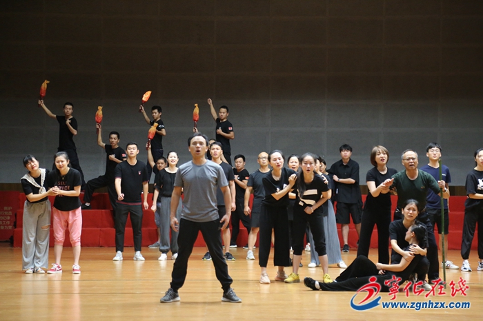 情景音樂劇《風展紅旗如畫》排練火熱進行中