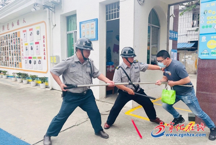 寧化:開展校園反恐防暴演練