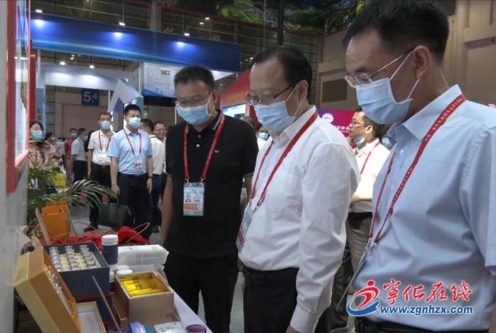 市領(lǐng)導到“6.18海創(chuàng)會”寧化展區(qū)現(xiàn)場指導