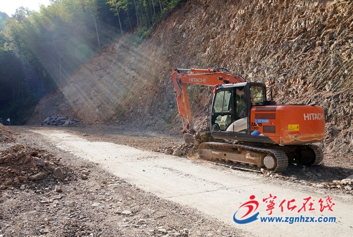 治平畬族鄉:鄉道Y025湖背角至茬口公路改建工程穩步推進