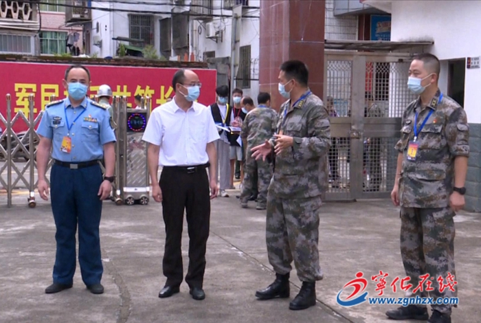 寧化縣領(lǐng)導檢查指導征兵體檢工作