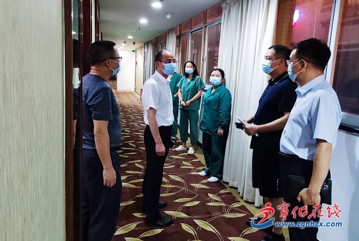 寧化縣領(lǐng)導督導檢查疫情防控工作