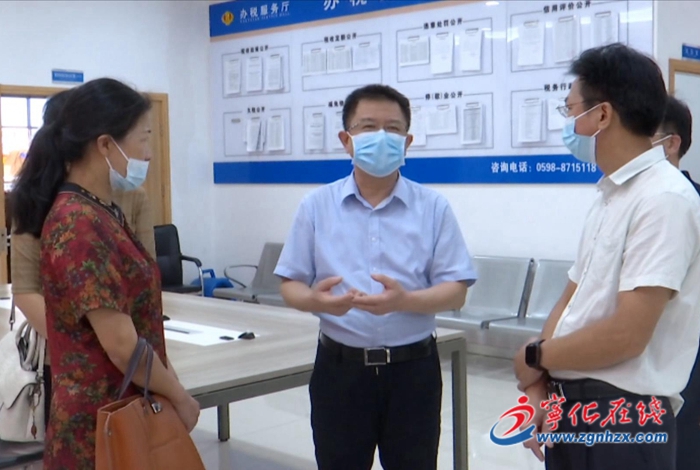 市人大常委會視察組來寧化視察