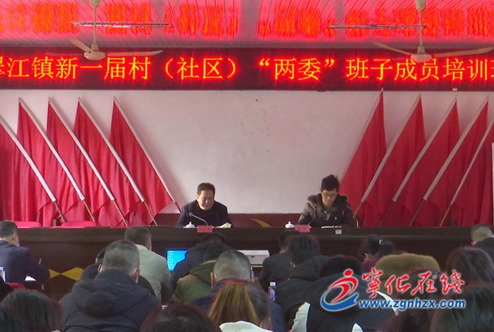 翠江鎮舉辦新一屆村（社區）“兩委”班子成員培訓班