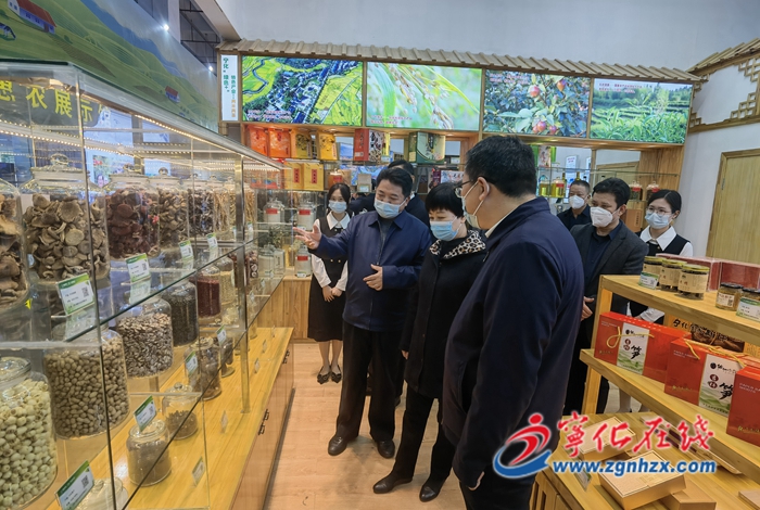 市領導到林博會寧化展館指導工作