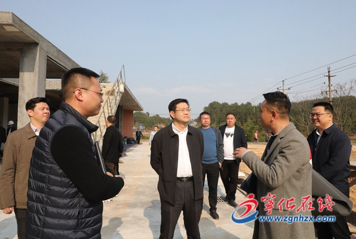 寧化縣領導開展貢米薏米產業園項目現場辦公