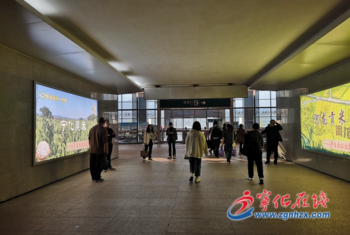 寧化：“兩米”品牌宣傳上高鐵