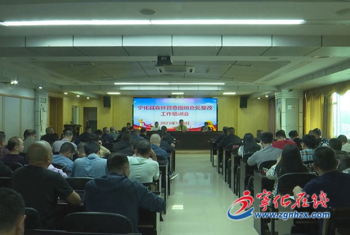 寧化組織開展森林督查圖斑整改工作培訓會