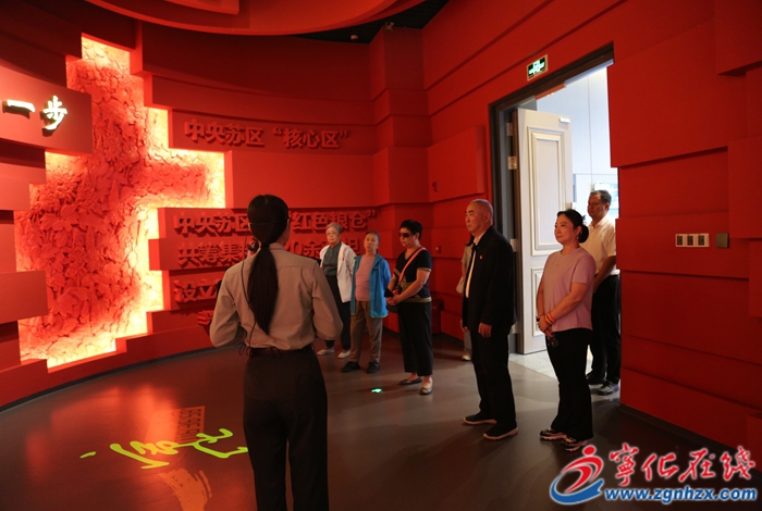 紅軍后代走進寧化縣長征精神教育基地