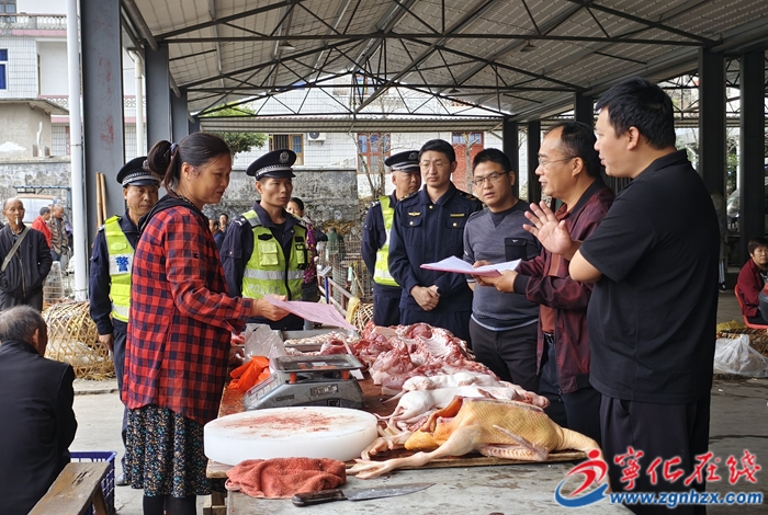 湖村鎮:嚴厲打擊私屠濫宰 筑牢肉品安全防線