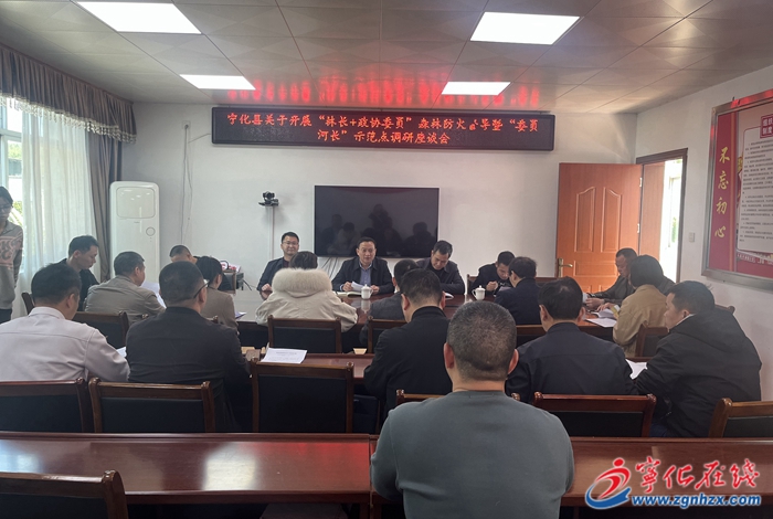 寧化:開展政協委員督導森林防火工作