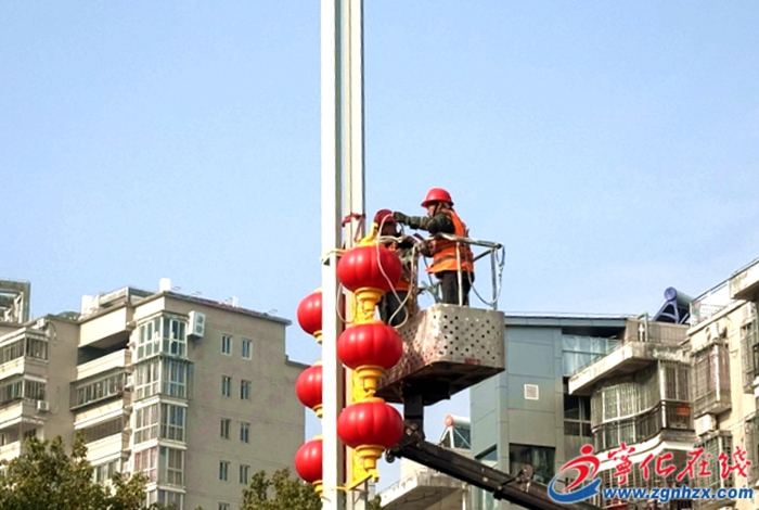 寧化:扮靚城市景觀 營造新春氛圍