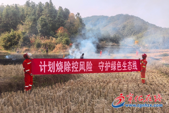 石壁鎮：以“燒”促“防”筑屏障，織牢田野生態安全網