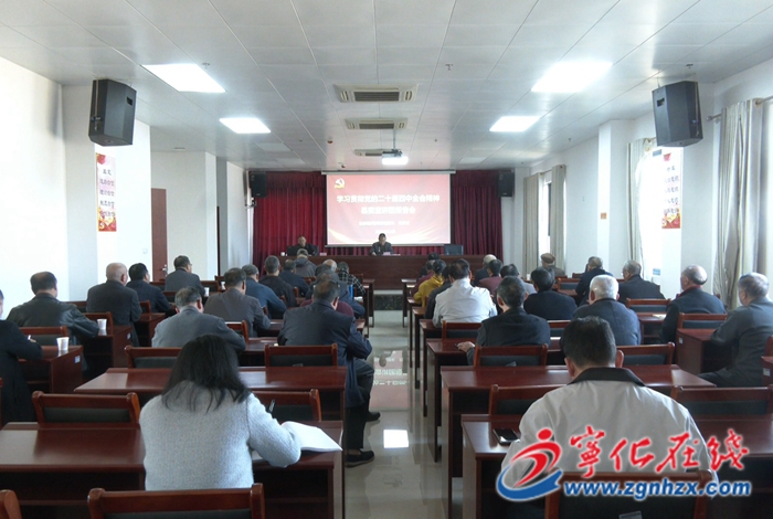 學習貫徹黨的二十屆四中全會精神縣委宣講團在各系統開展宣講