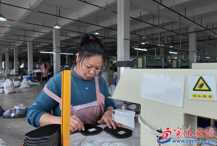 寧化：鞋企訂單旺 車間生產忙