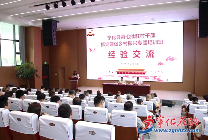 寧化縣第七批駐村干部抓黨建促鄉村振興專題培訓班開班