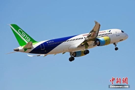 中國國產大飛機C919第三架客機今年將在上海首飛