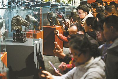 圓明園馬首銅像返鄉國博首展