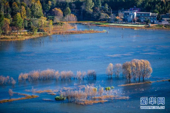 云南會澤：醉美念湖 如詩如畫